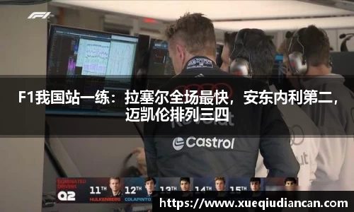 F1我国站一练：拉塞尔全场最快，安东内利第二，迈凯伦排列三四